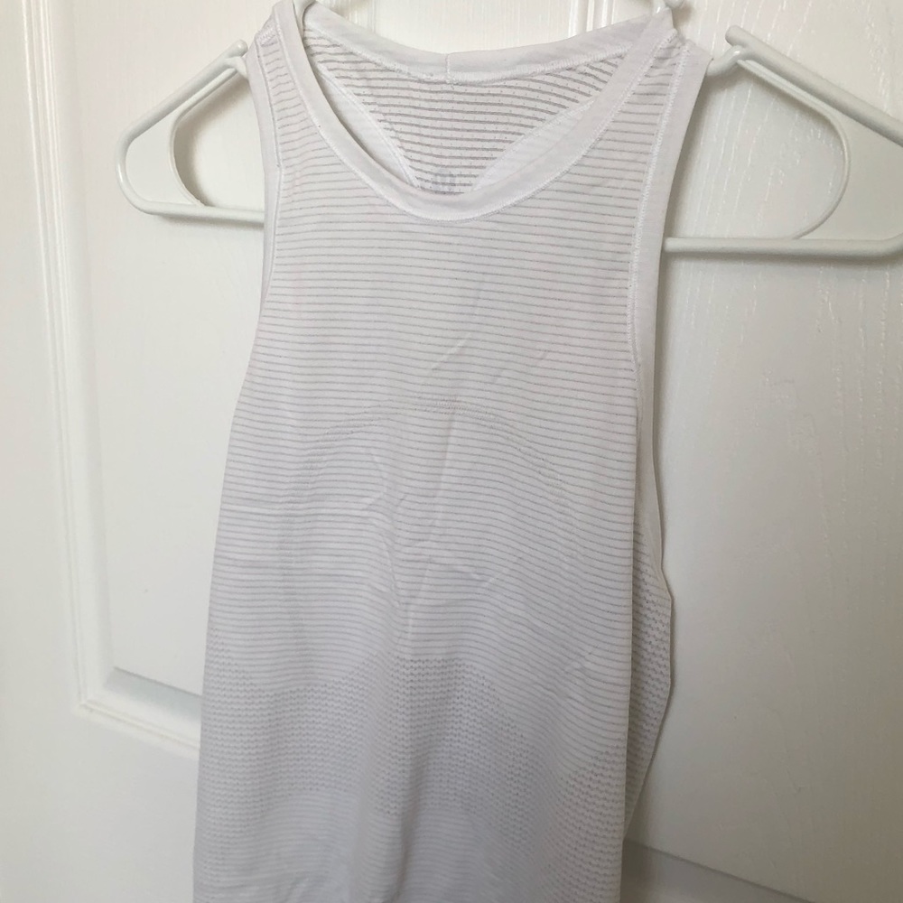 Lululemon High Neck, T Back Swiftly Tech Tank